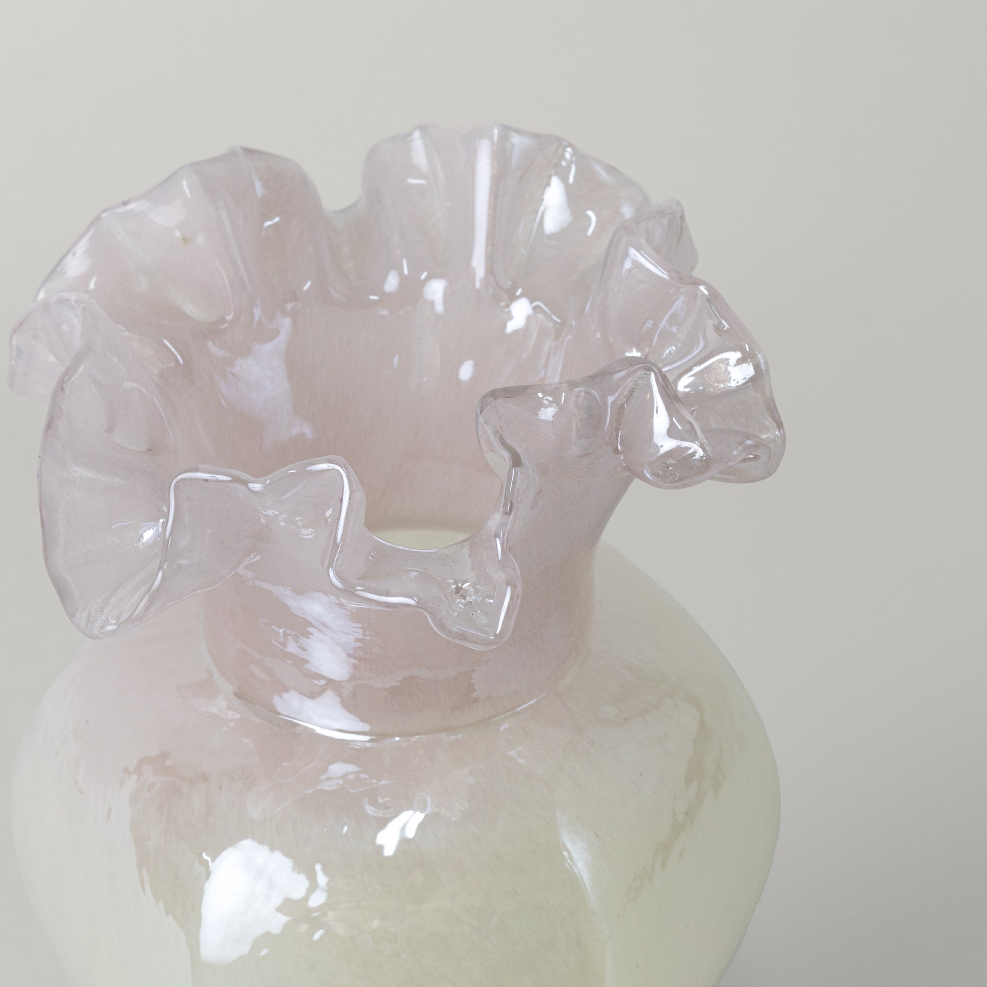 resm Linens Bonte 14x14x24 cm Vazo Pudra Sarı