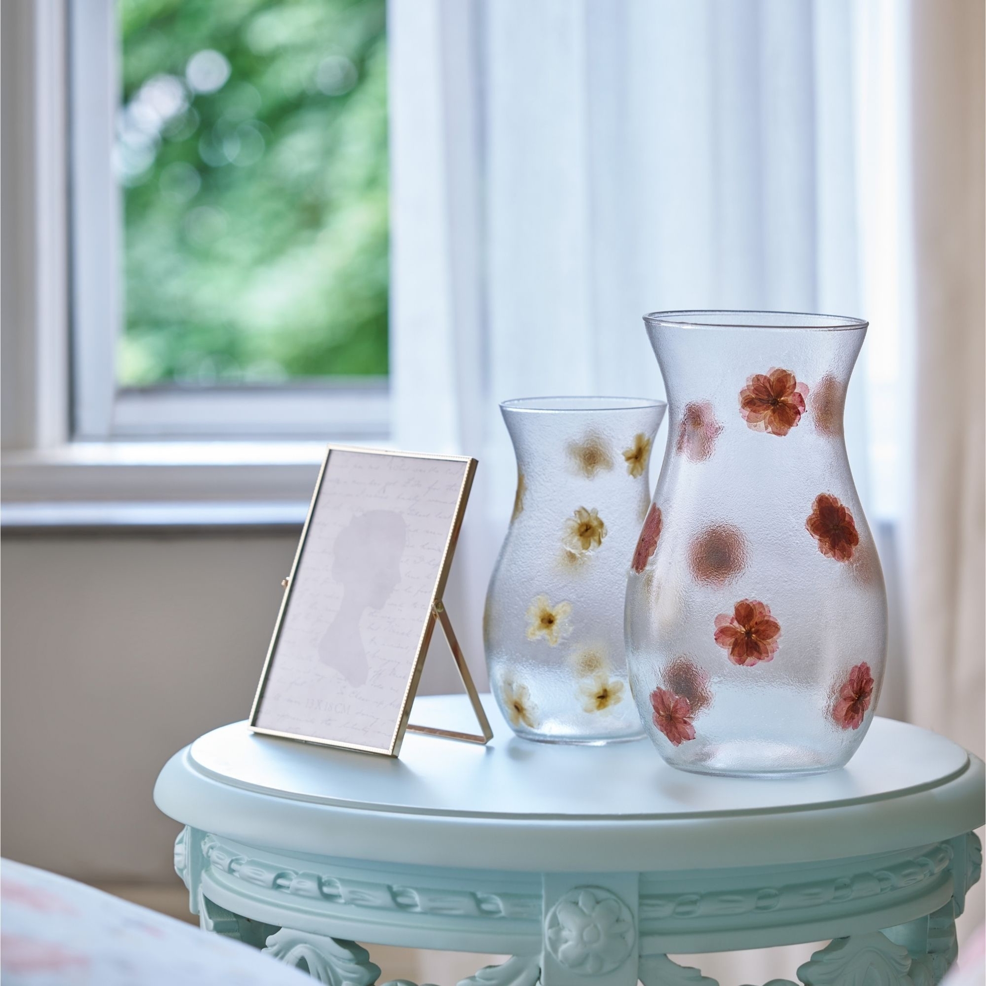 resm Linens Brise 12x12x20 cm Vazo Gül Kurusu