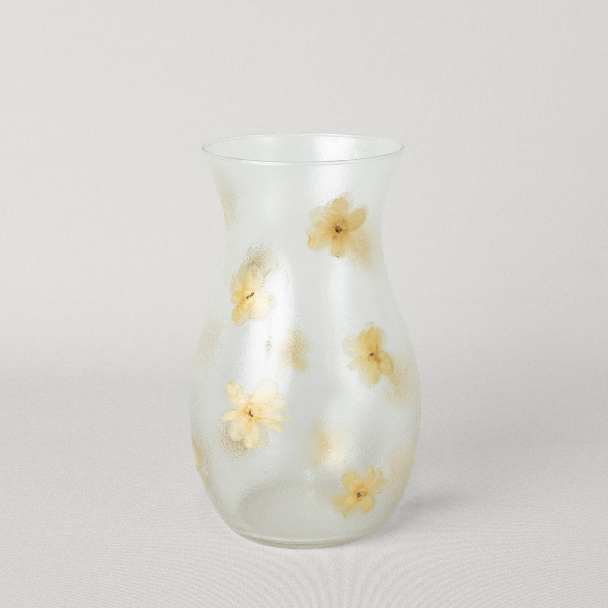 resm Linens Brise 12x12x20 cm Vazo Sarı