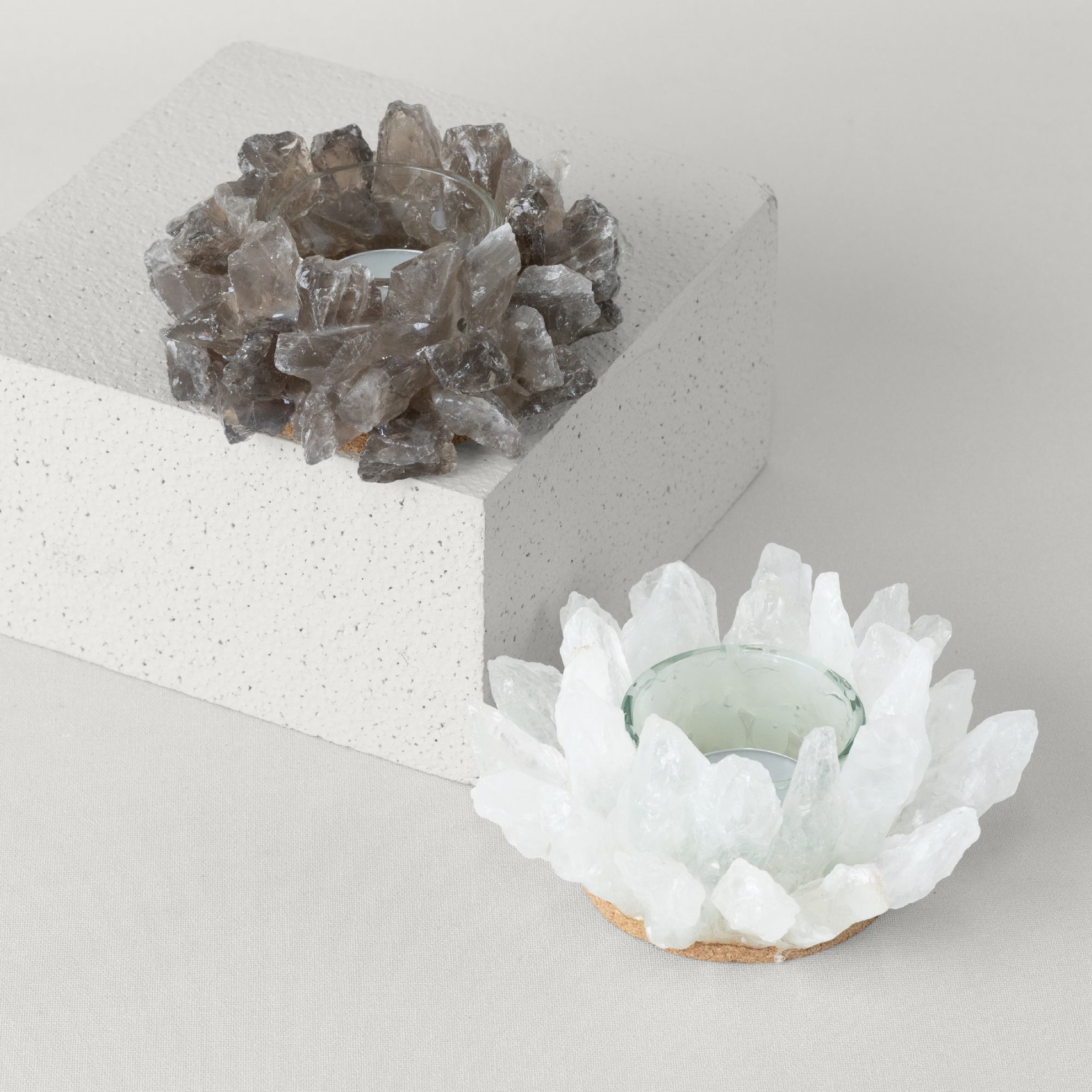 resm Linens Saut 10x10x5 cm Mumluk Beyaz