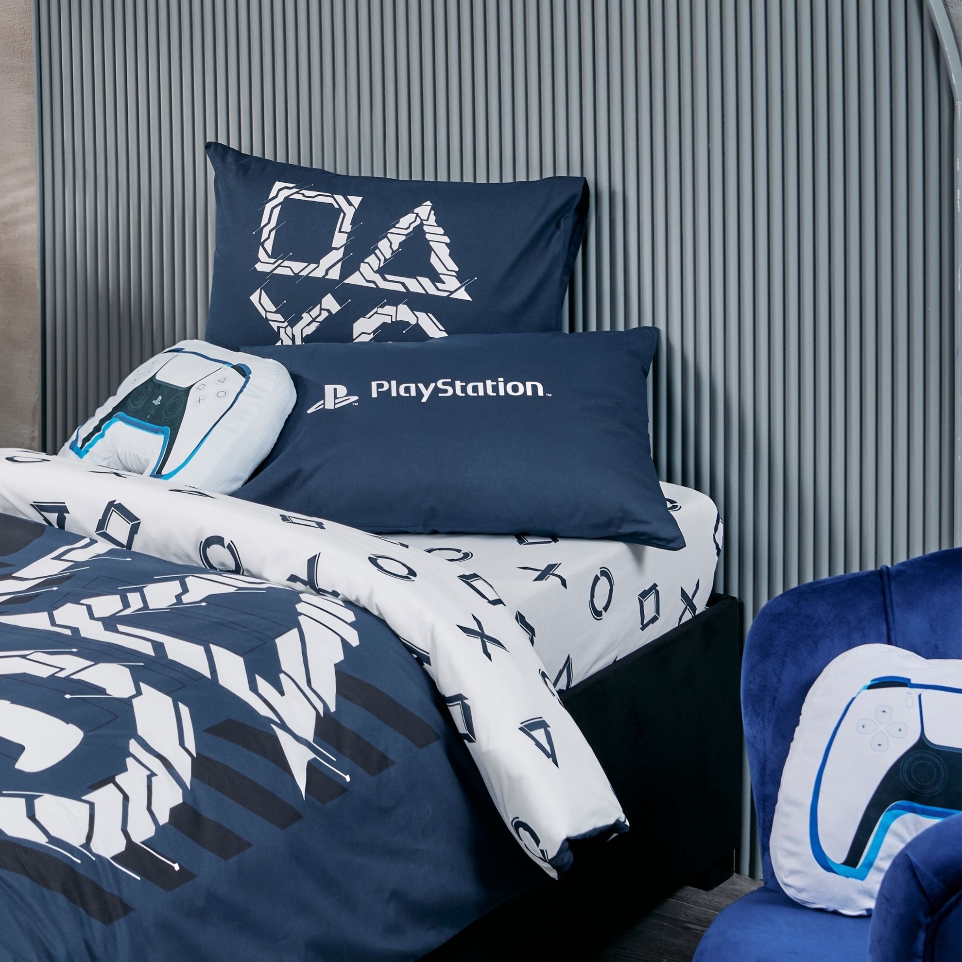 resm Lisanslı Playstation Polyester Şekilli Kırlent