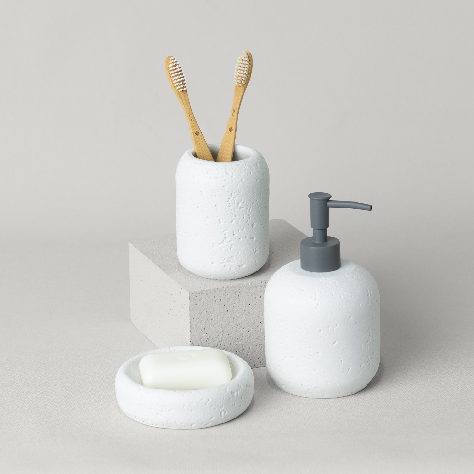 resm Linens Lumıa 8X10,4 cm Diş Fırcalık Beyaz