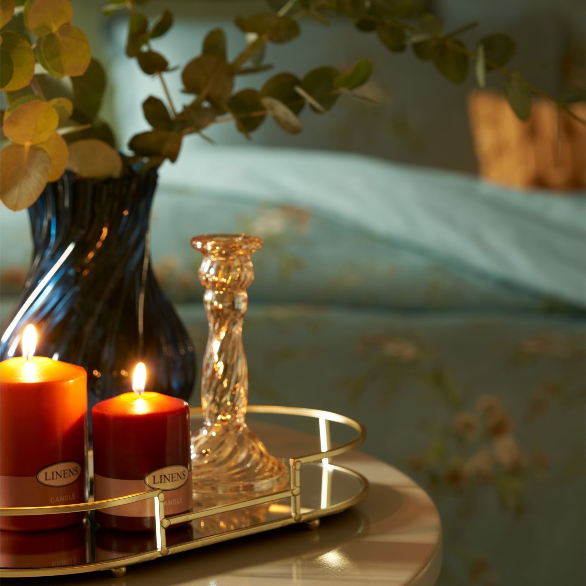 resm Linens Harriet 36x20 cm Tepsi Gold