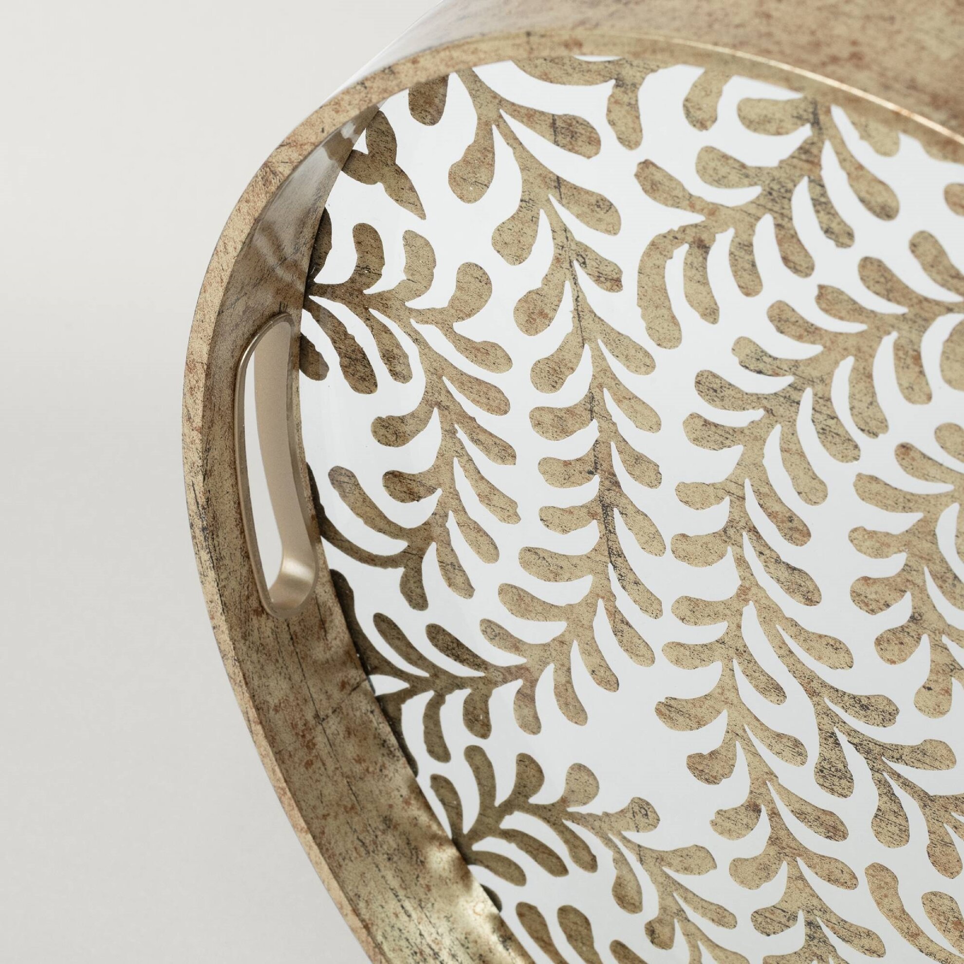 resm Linens Joanna 39,5 cm Tepsi Gold