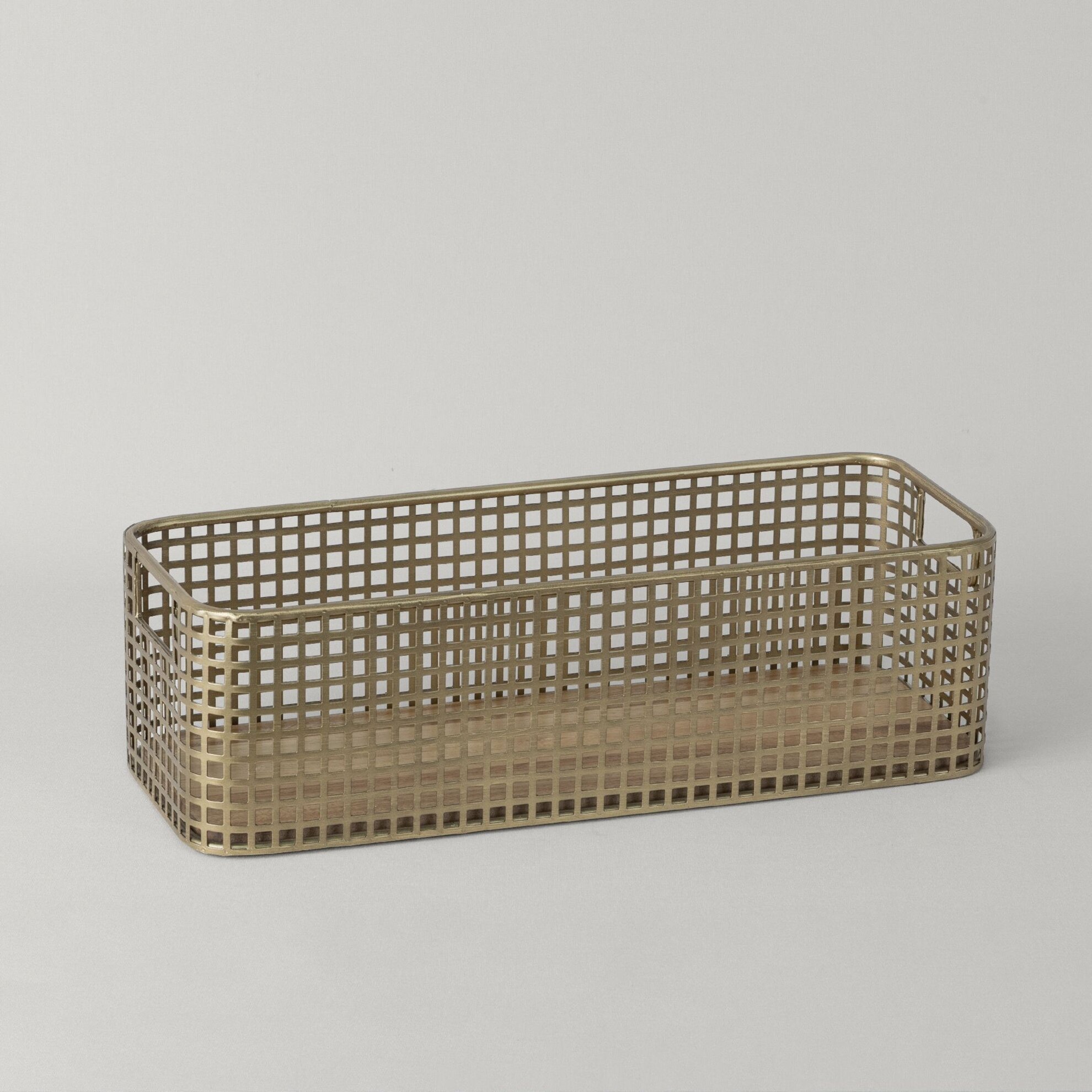 resm Linens Benson 41x16x12cm Düzenleyici Gold