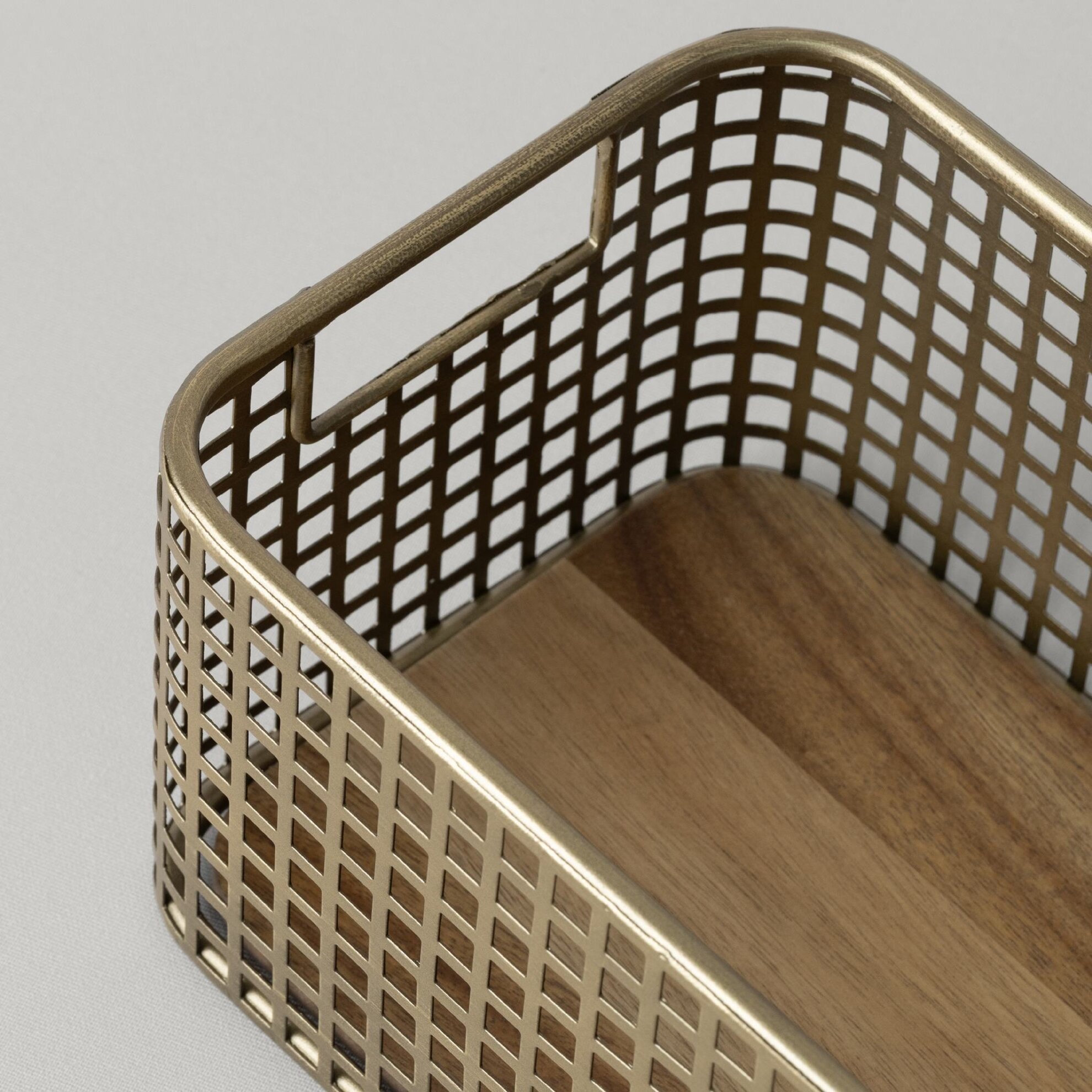 resm Linens Benson 41x16x12cm Düzenleyici Gold