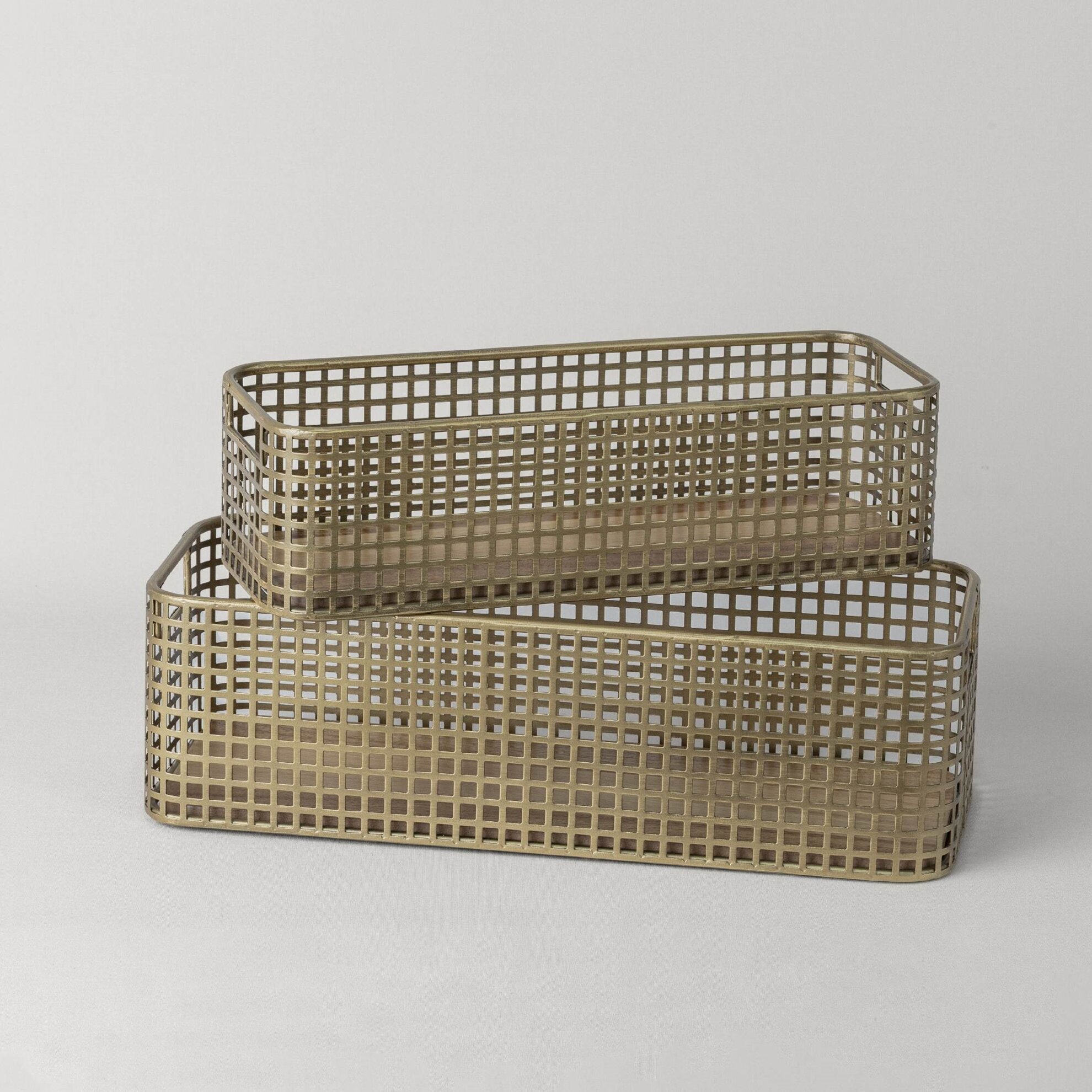 resm Linens Benson 41x16x12cm Düzenleyici Gold