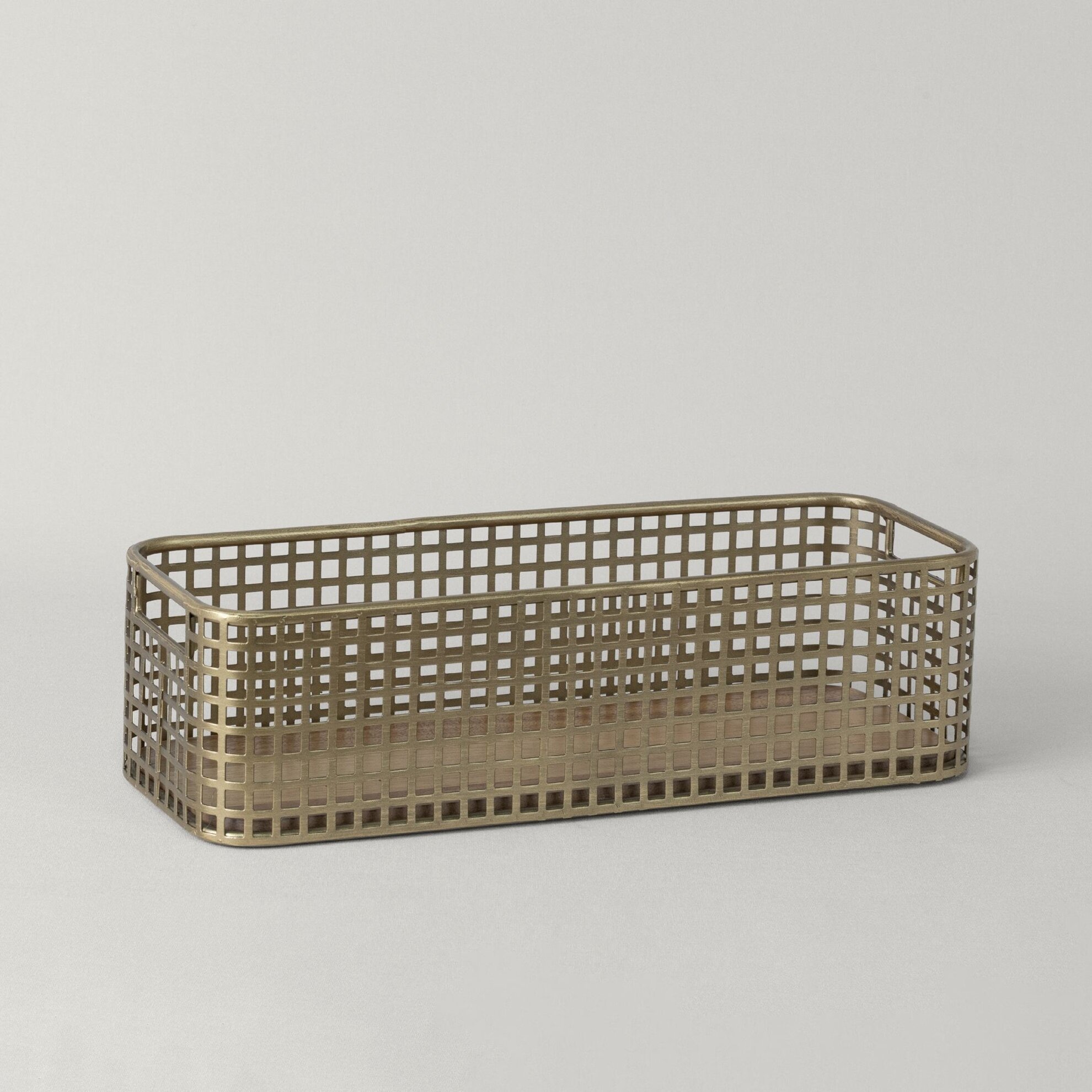 resm Linens Benson 36x13x10cm Düzenleyici Gold