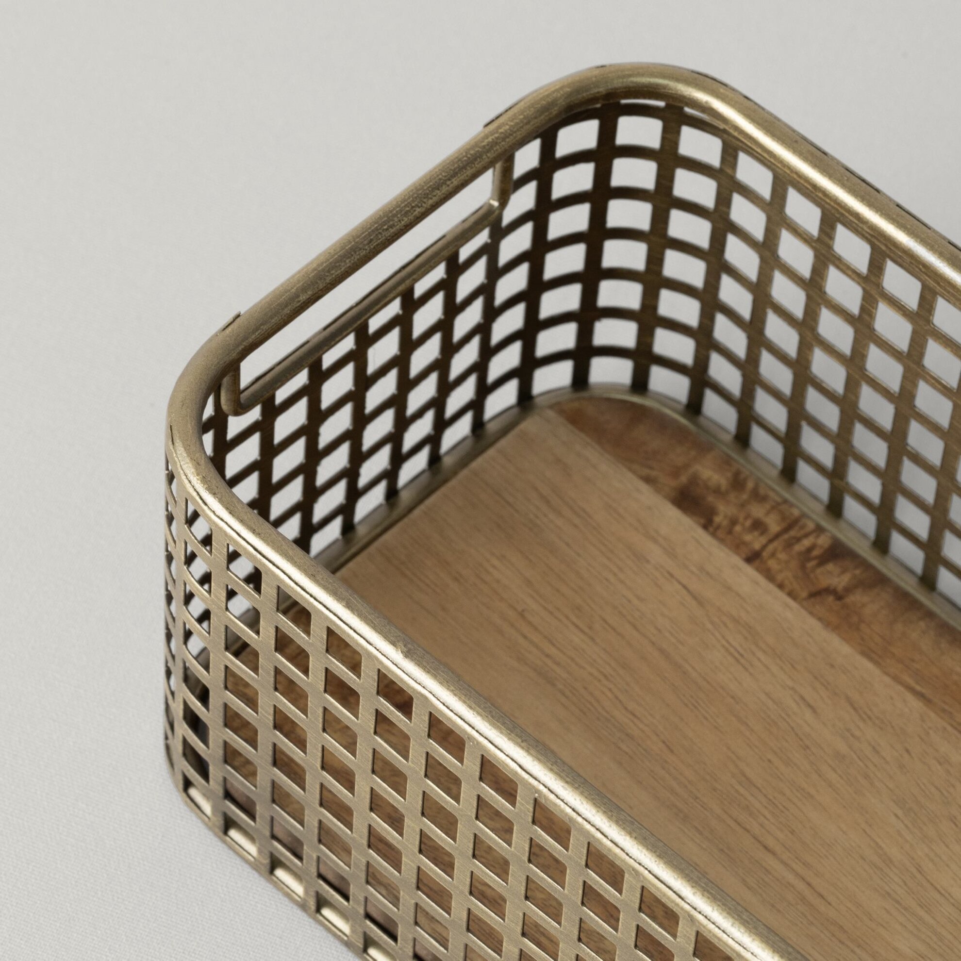 resm Linens Benson 36x13x10cm Düzenleyici Gold