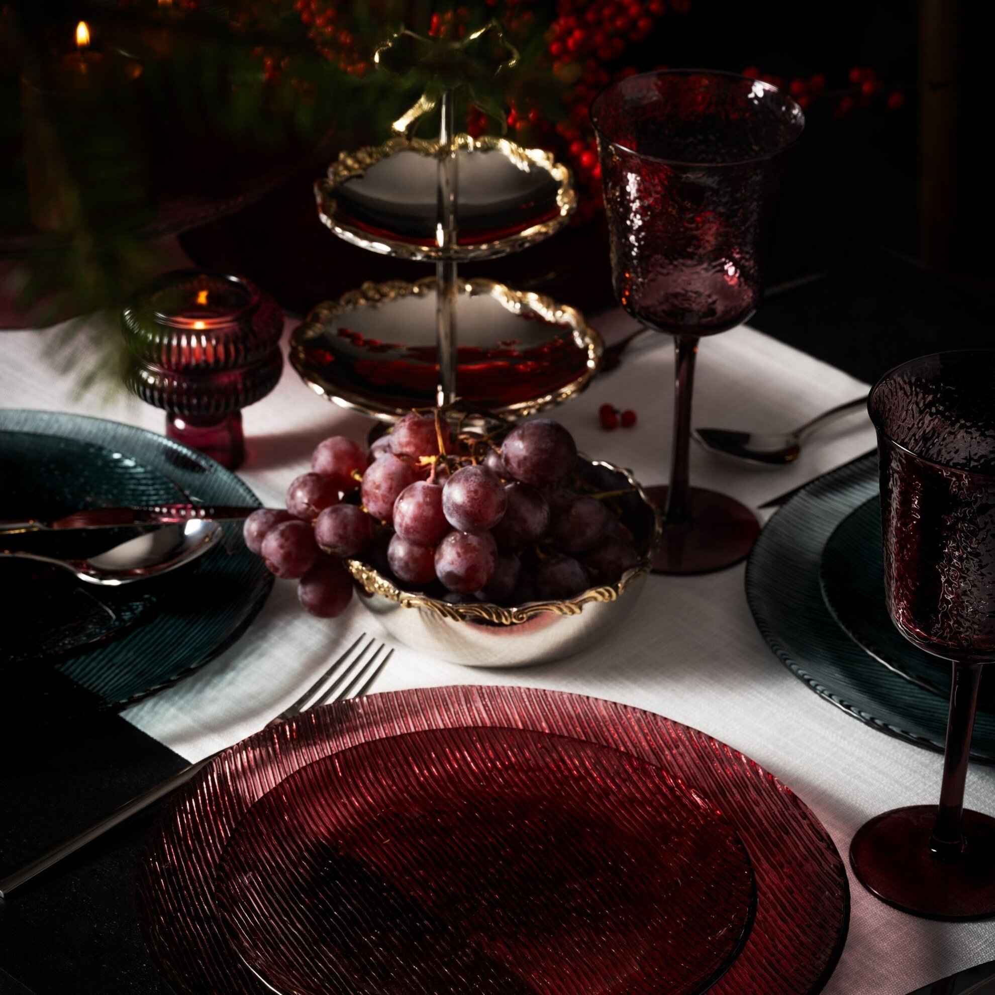 resm Linens Vintage 14x14x4,5 cm Kase