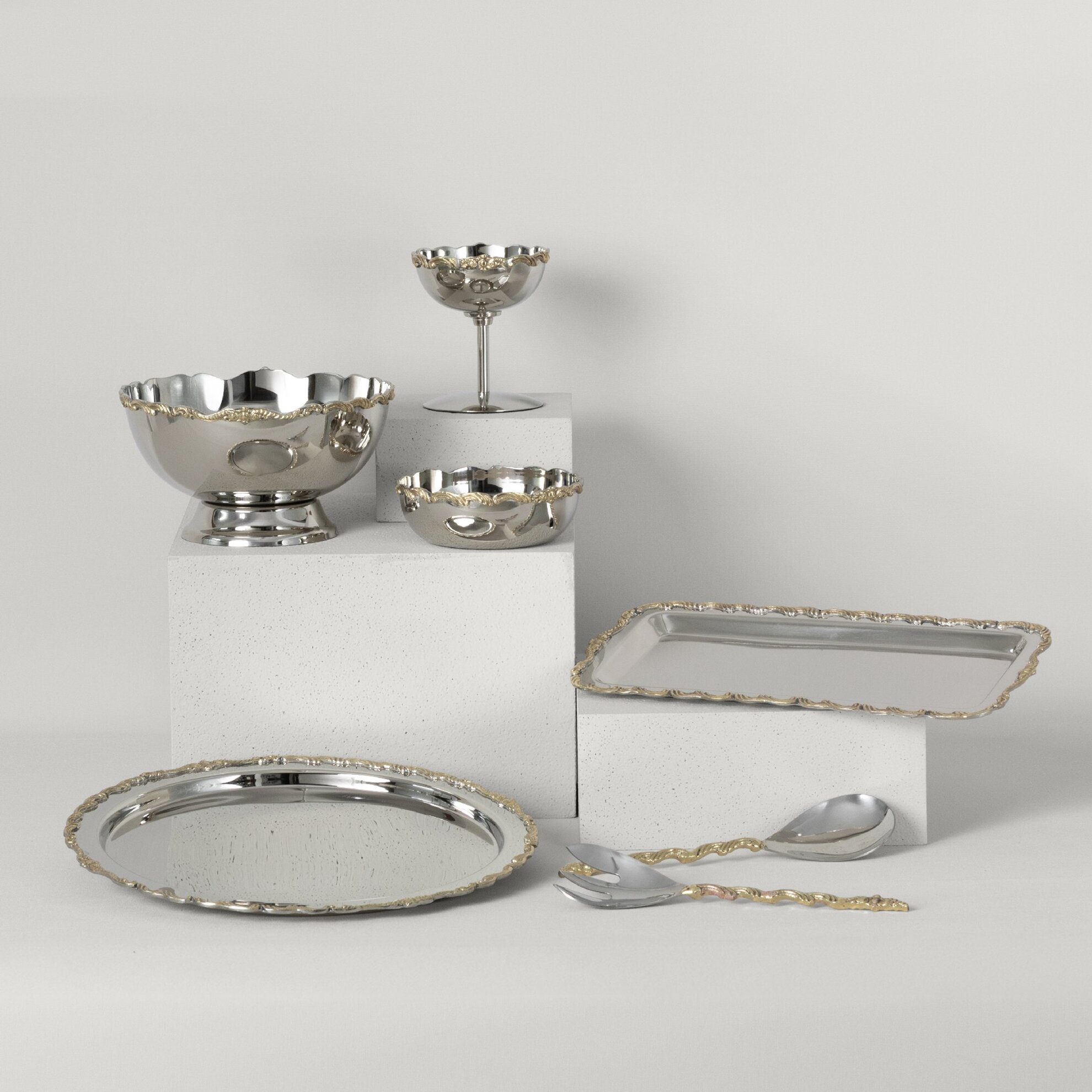 resm Linens Vintage 10,5x10,5x12 cm Ayaklı Kase