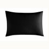 resm Linens Mix&Match Pamuk Saten 2'li Standart Yastık Kılıfı Seti Siyah