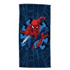 resm Lisanslı Spiderman Web Pamuk 75x150 cm Plaj Havlusu