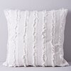 resm Linens Lunna Dekoratif Yastık Kılıfı 45x45 Cm, Beyaz