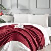 resm Linens Remedy Akrilik Throw / TV Battaniyesi Kırmızı
