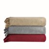 resm Linens Remedy Akrilik Throw / TV Battaniyesi Kırmızı