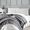 resm Linens Remedy Akrilik Throw / TV Battaniyesi Gri