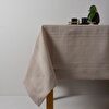 resm Linens Basic 160x260 cm Masa Örtüsü Bej