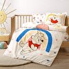 resm Taç Disney Winnie The Pooh Balloon Pamuk Bebek Nevresim Takımı