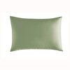 resm Linens Mix&Match Pamuk Saten 2'li Standart Yastık Kılıfı Seti Koyu Yeşil