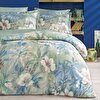 resm Linens Laima Pamuk Saten King Nevresim Takımı Mavi