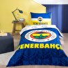 resm Taç Lisanslı Fenerbahçe Palamut Tek Kişilik Pamuk Nevresim Takımı