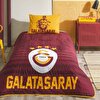 resm Lisanslı Galatasaray Stripe Tek Kişilik Yatak Örtüsü Seti
