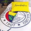 resm Taç Lisanslı Fenerbahçe Yarım Logo Tek Kişilik Pamuk Pike Takımı