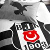 resm Taç Lisanslı Beşiktaş Siyah Kartal Tek Kişilik Pamuk Pike Takımı