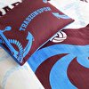 resm Taç Lisanslı Trabzonspor Mavi Tek Kişilik Pamuk Pike Takımı
