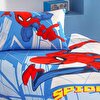 resm Taç Lisanslı Spiderman Gate Tek Kişilik Pamuk Pike Takımı