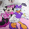 resm Lisanslı Disney Minnie&Daisy Pamuk Çift Kişilik Çift Taraflı Nevresim Seti