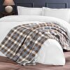 resm Linens Gustav Throw / TV Battaniyesi Gri