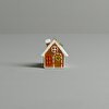 resm Linens Cookie House 6x1x7 cm Ağaç Süsü