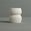 resm Linens Charles 14,2x12,1x16,7 cm Vazo Beyaz