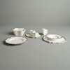 resm Linens Beady Porselen 400 ml Kupa Beyaz-Siyah