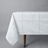 resm Linens Stich 150x250 cm Masa Örtüsü Beyaz Gold
