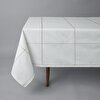 resm Linens Stich 150x250 cm Masa Örtüsü Beyaz Gold