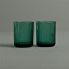 resm Linens Shelby 2'li 320 ml Bardak Yeşil