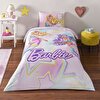 resm Taç Lisanslı Barbie Mermaid Tek Kişilik Pamuk Nevresim Takımı