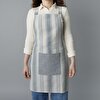 resm Linens Dodie Mutfak Önlüğü Gri Bej