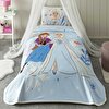 resm Taç Lisanslı Disney Frozen Family Tek Kişilik Pamuk Pike Takımı