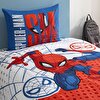 resm Taç Lisanslı Spiderman Web Tek Kişilik Pamuk Pike Takımı