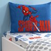 resm Taç Lisanslı Spiderman Web Tek Kişilik Pamuk Pike Takımı
