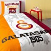 resm Taç Lisanslı Galatasaray Soccer Tek Kişilik Pamuk Pike Takımı