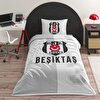 resm Taç Lisanslı Beşiktaş Soccer Tek Kişilik Pamuk Pike Takımı