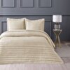 resm Linens Gorgeous Çift Kişilik Yatak Örtüsü Seti Bej