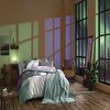 resm Taç Butik Arctıc Sky Pamuk Çift Kişilik Nevresim Yeşil