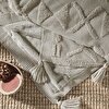resm Taç Butik Kapadokya Akrilik Triko Throw Kum