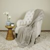 resm Taç Butik İskandinav Akrilik Triko Throw Kum
